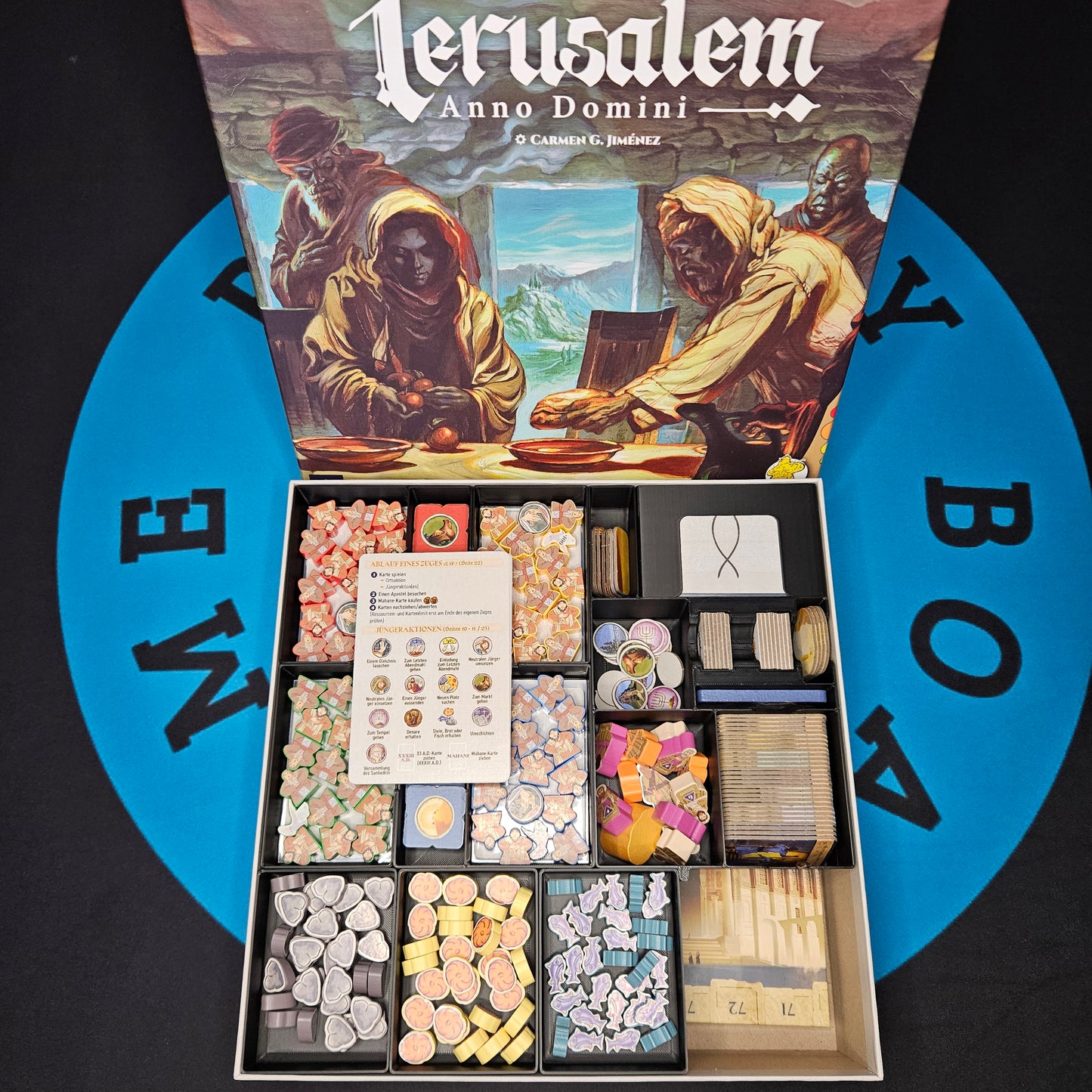 Ierusalem, Anno Domino Insert Jerusalem (Inoffizielles Produkt) Sleeve Kompatibel