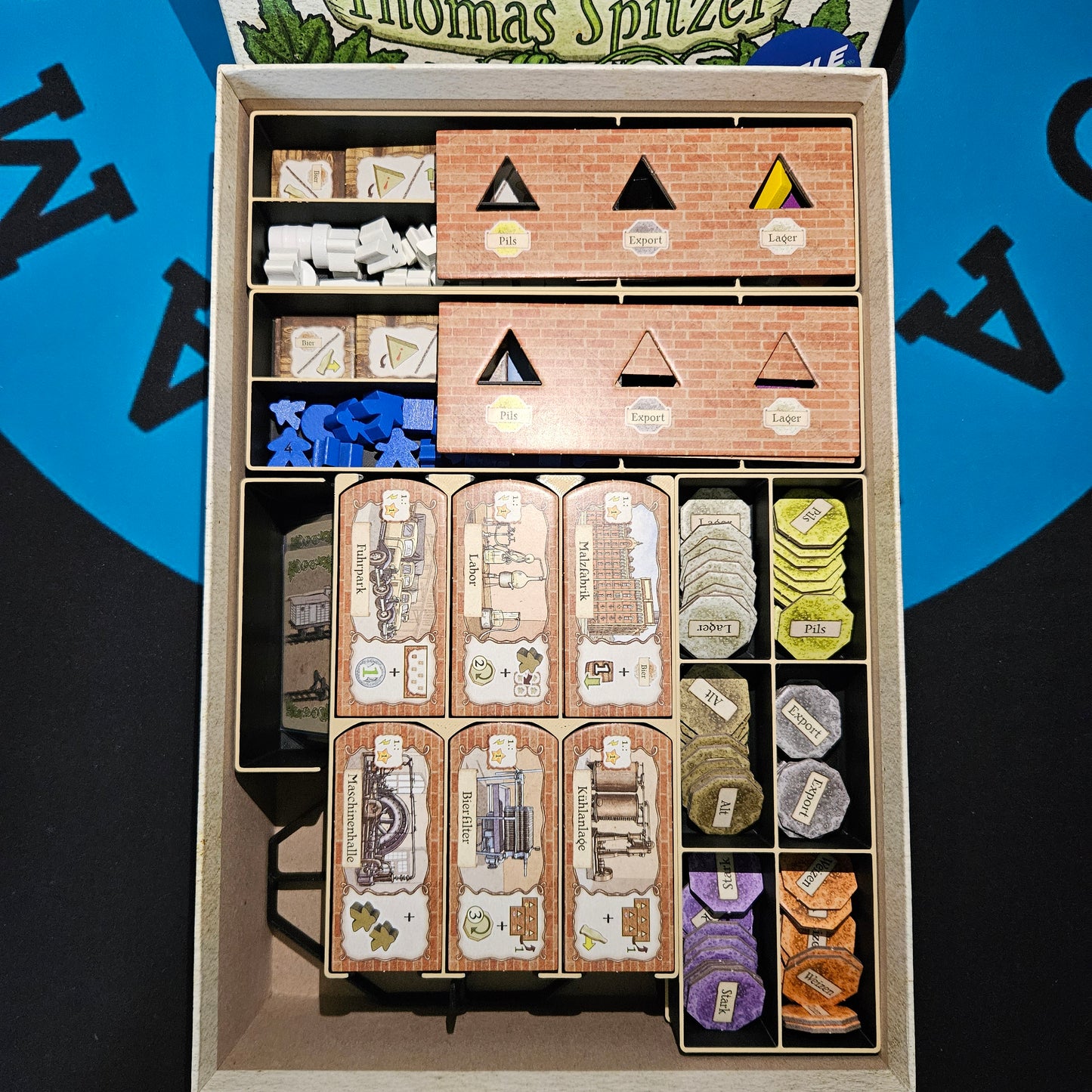 Insert für Bier Pioniere + Expansion Sleeve kompatibel (Inoffizielles Produkt)