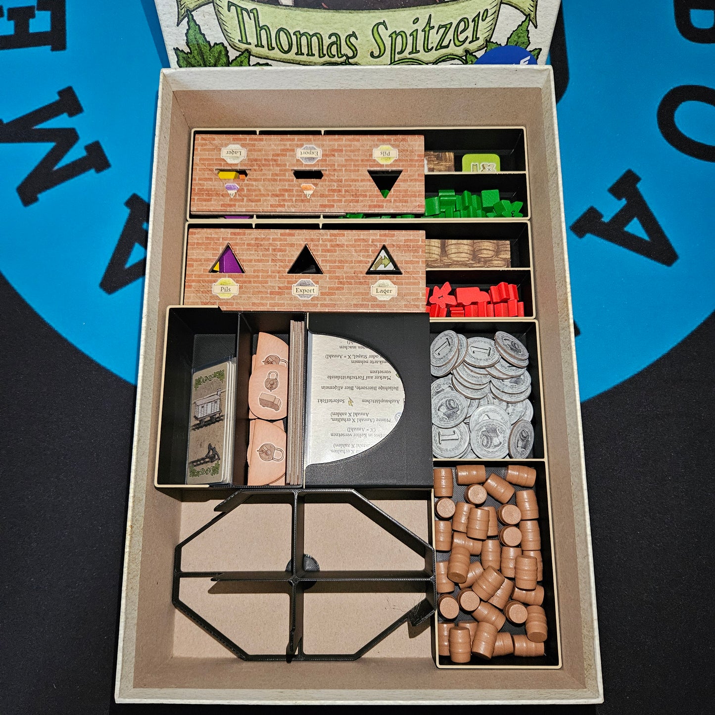 Insert für Bier Pioniere + Expansion Sleeve kompatibel (Inoffizielles Produkt)