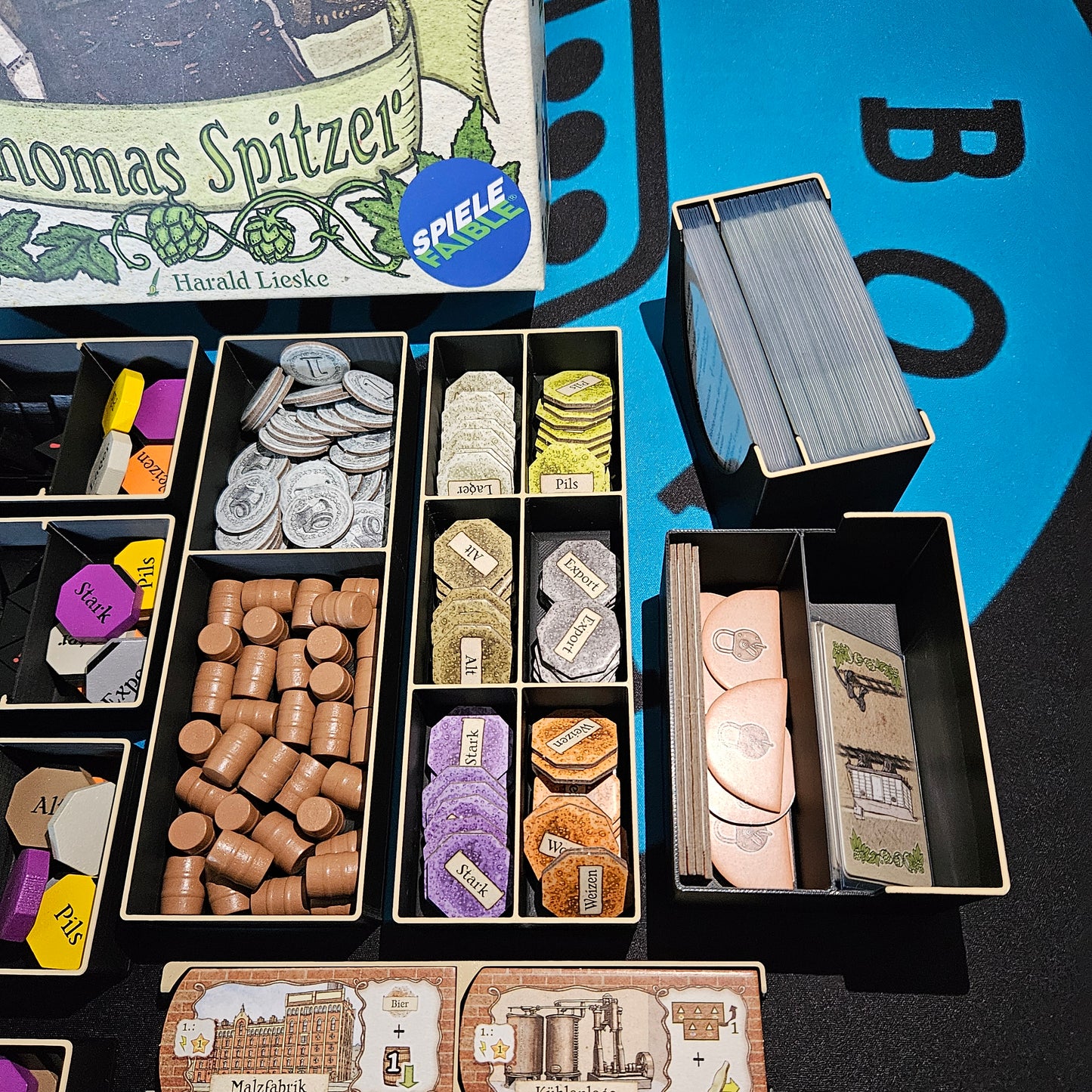 Insert für Bier Pioniere + Expansion Sleeve kompatibel (Inoffizielles Produkt)