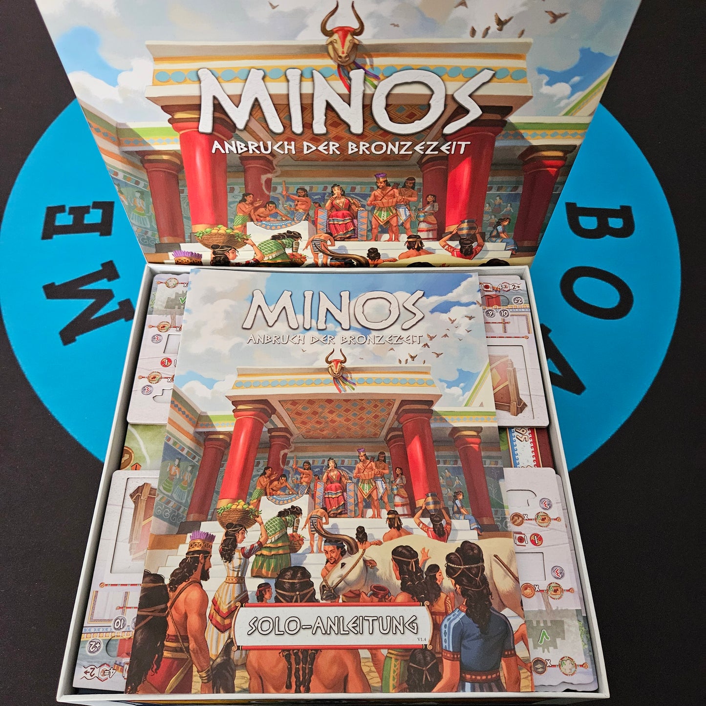 Insert für Minos: Anbruch der Bronzezeit (Inoffizielles Produkt) Sleeve Kompatibel