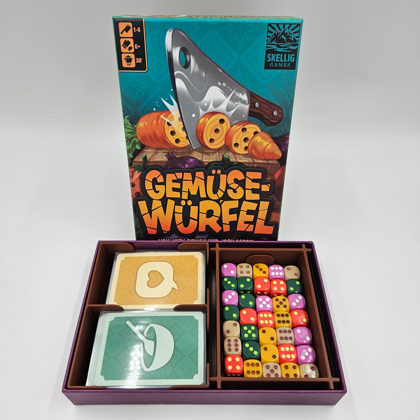 Insert für Gemüsewürfel inkl. Rahmen / Sleeve Kompatibel