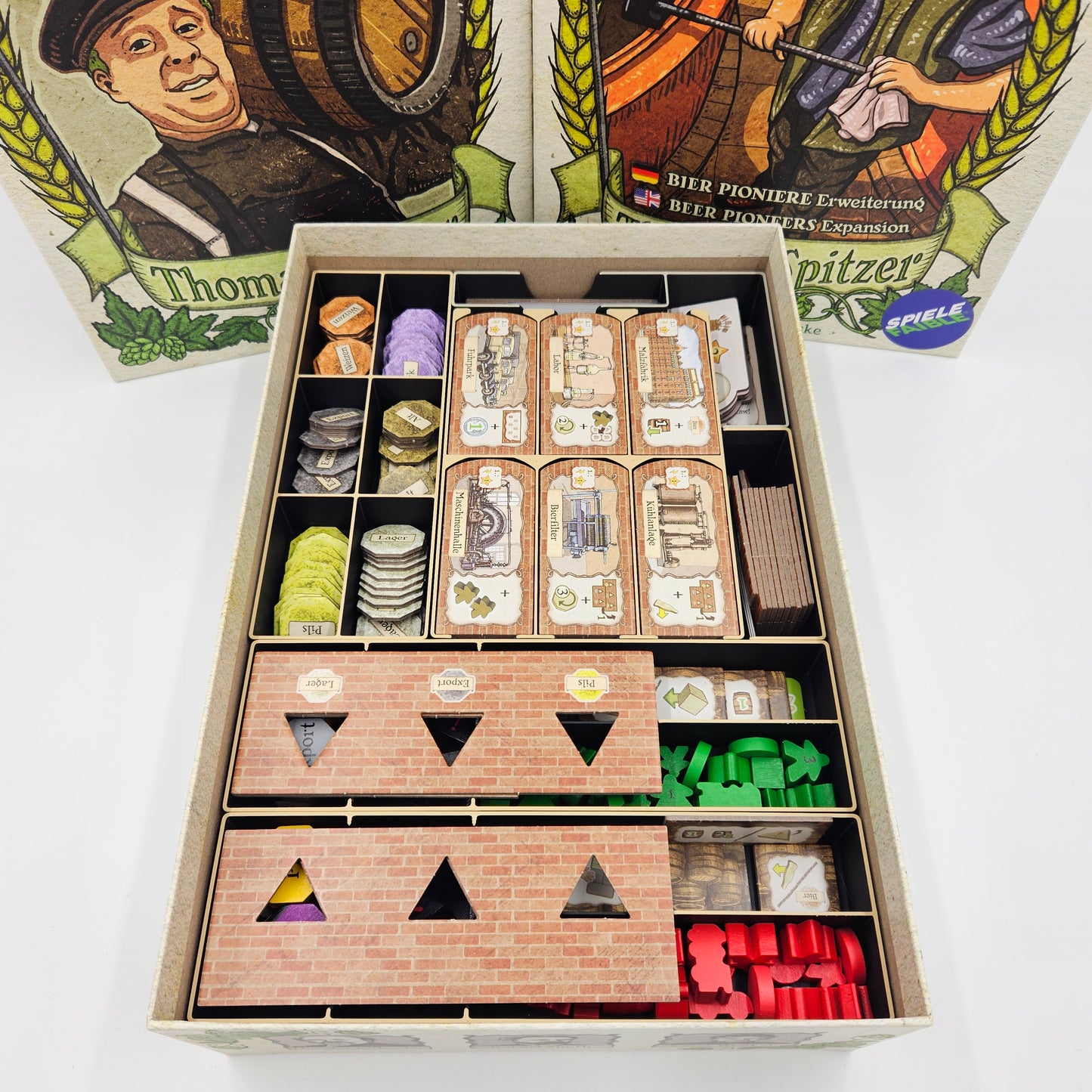 Insert für Bier Pioniere + Expansion Sleeve kompatibel (Inoffizielles Produkt)