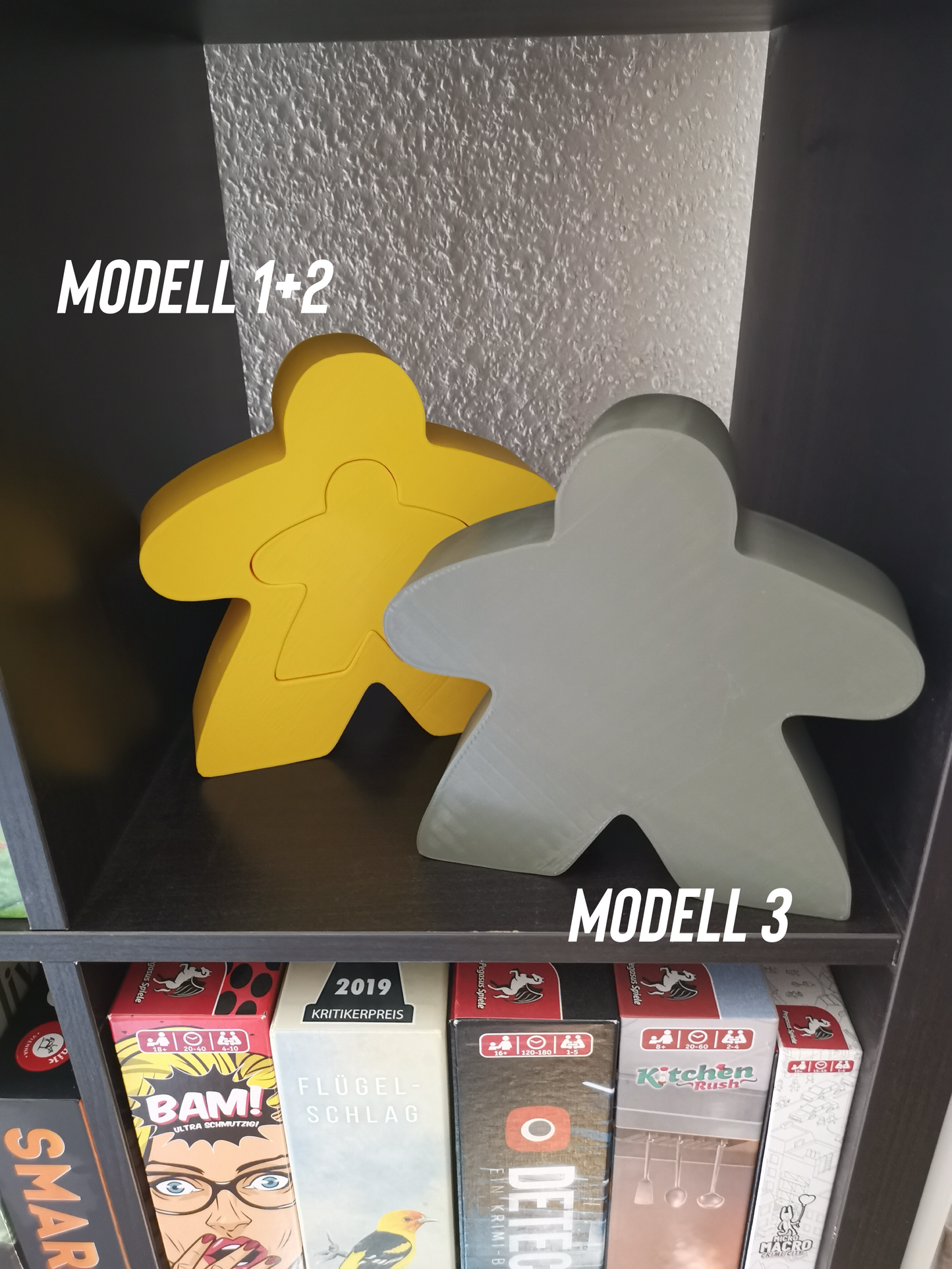Deko Meeple versch. Farben/Größen