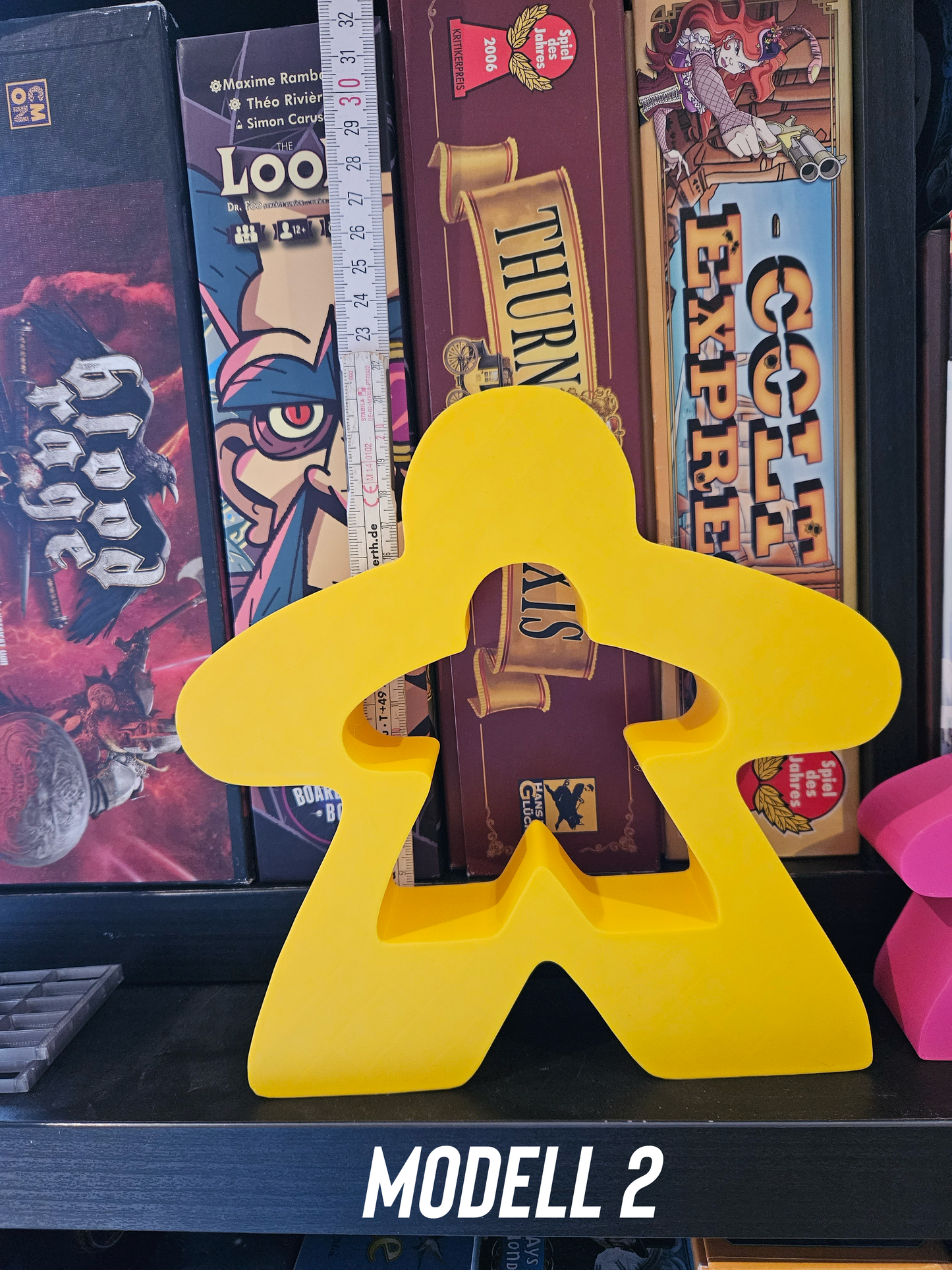 Deko Meeple versch. Farben/Größen