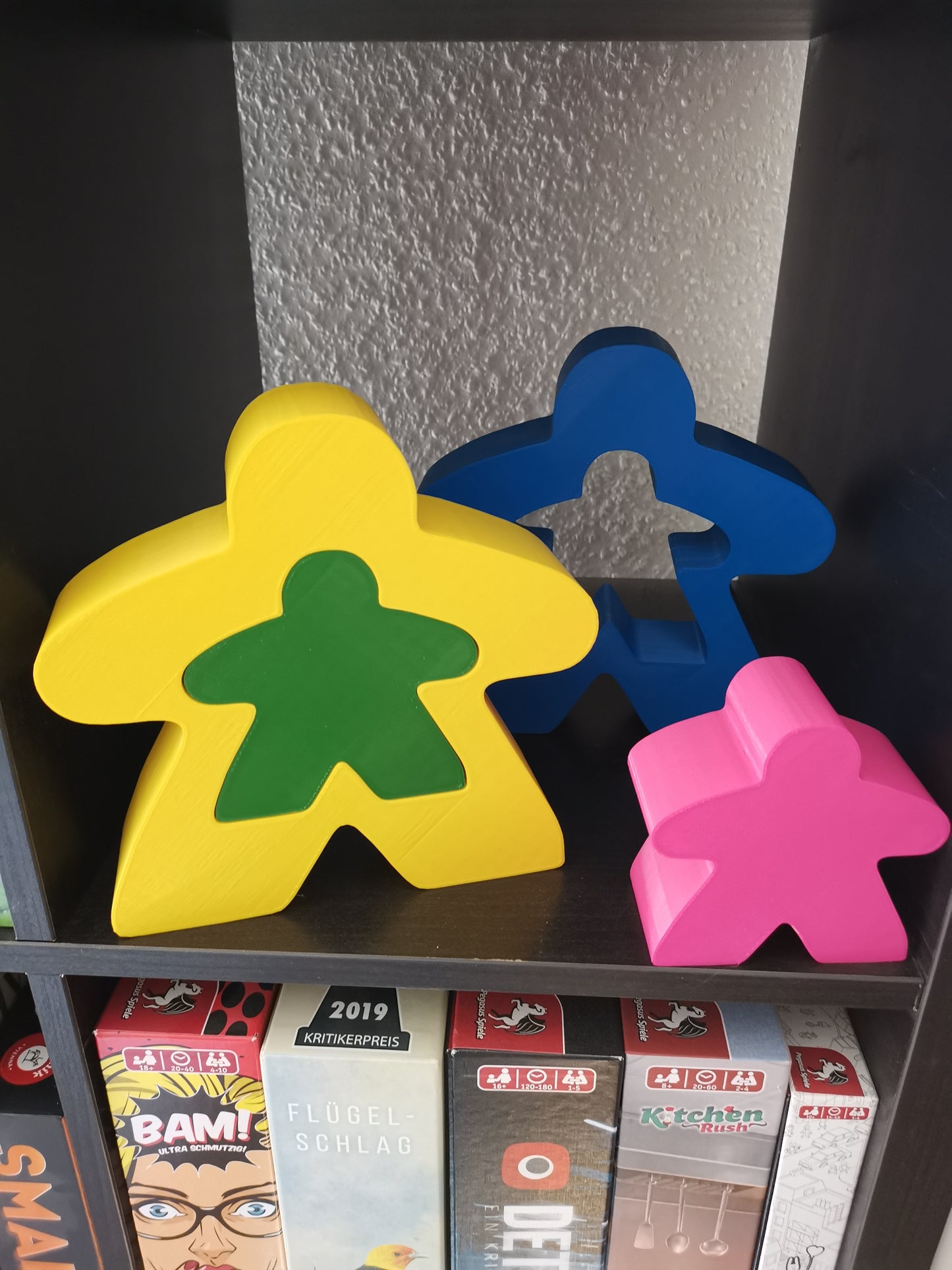 Deko Meeple versch. Farben/Größen