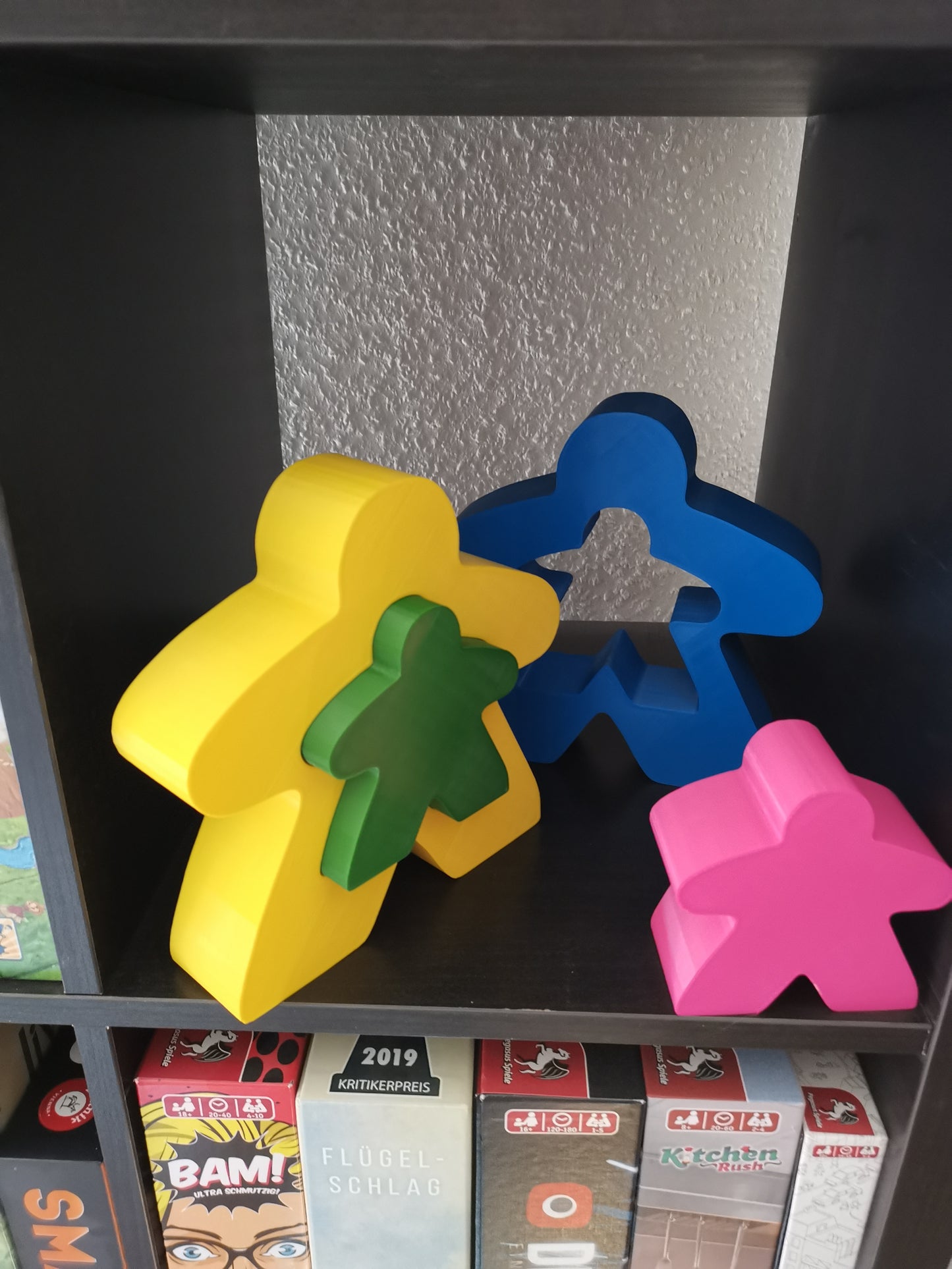 Deko Meeple versch. Farben/Größen