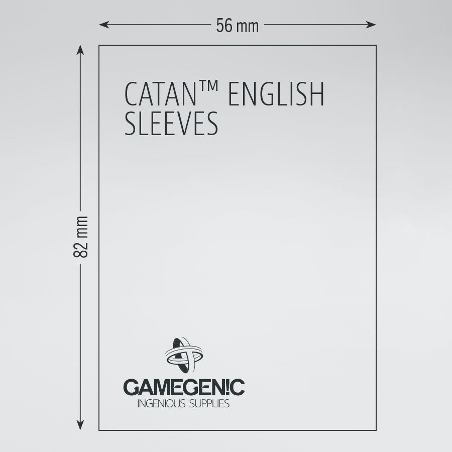 Gamegenic MATTE Englisch Sleeves - Red (56x82mm)