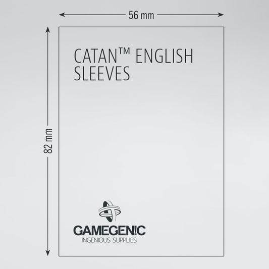 Gamegenic Prime Catan Englisch Sleeves - Red (56x82mm)