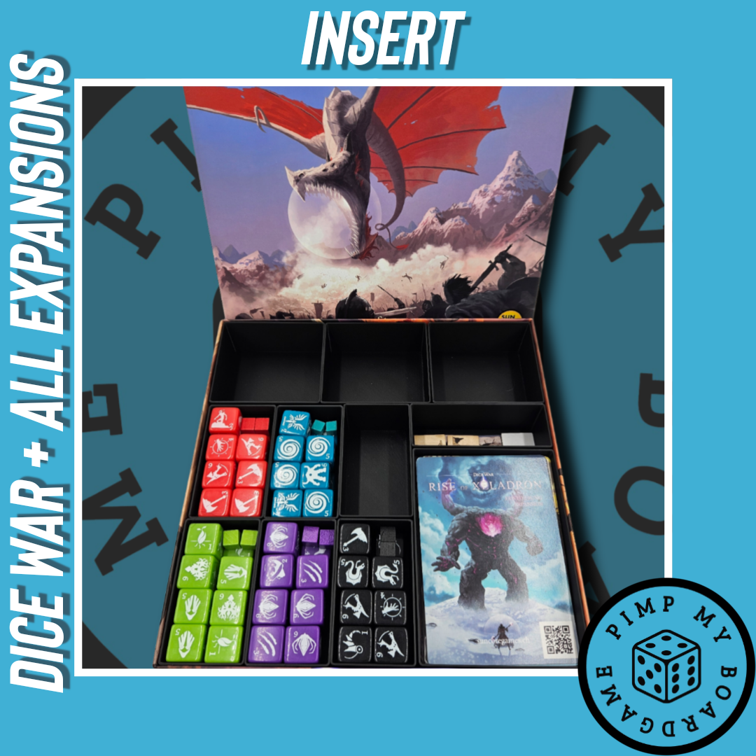 Insert für Dice War + Alle Erweiterungen