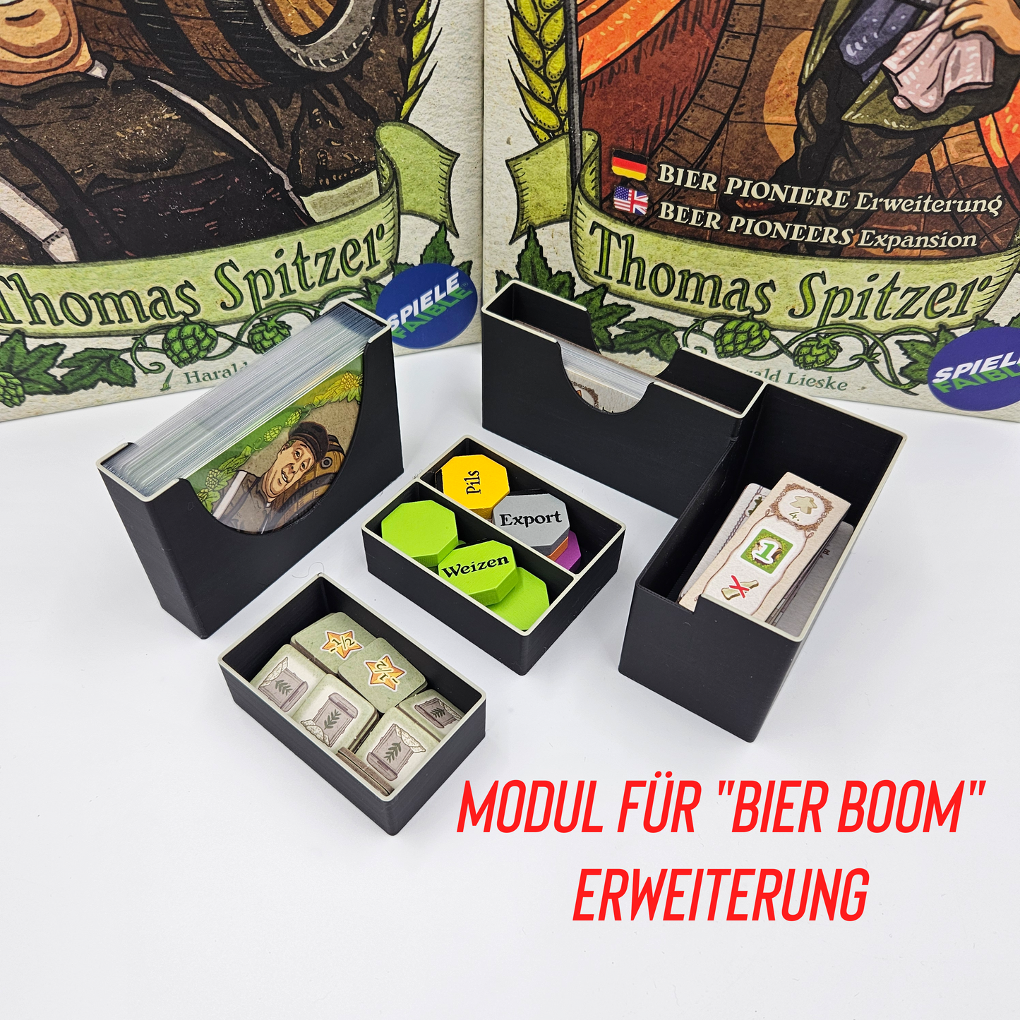 Insert für Bier Pioniere + Expansion Sleeve kompatibel (Inoffizielles Produkt)