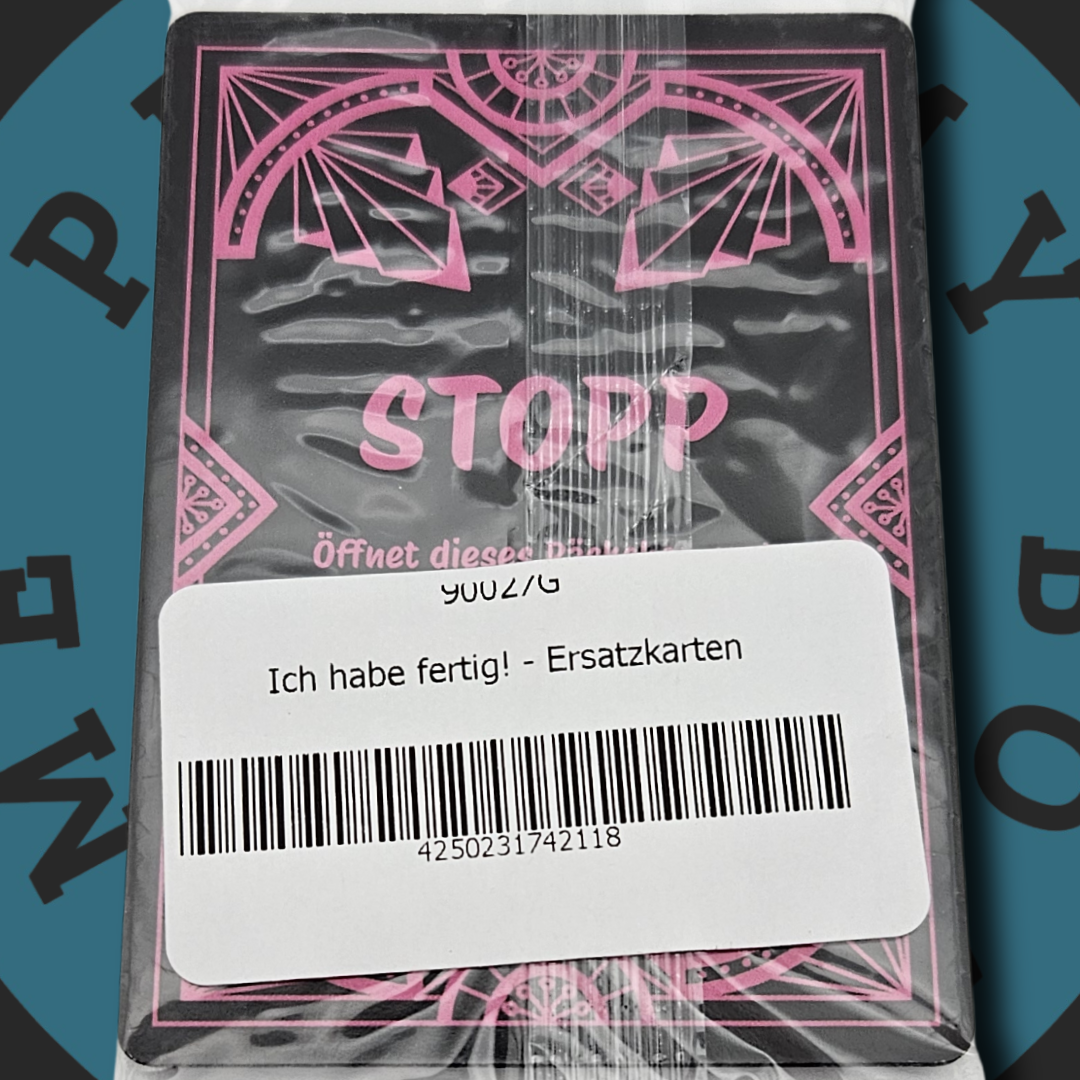 Ich habe fertig! - Ersatzkarten Inkl. Promo DE
