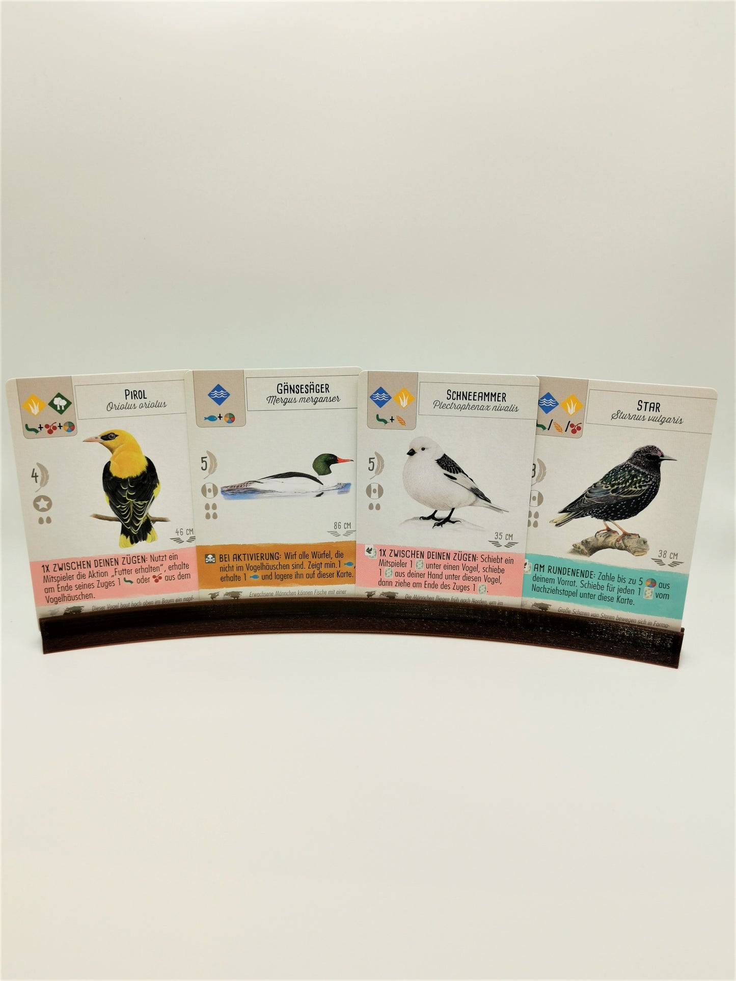 Brettspiel Kartenhalter Gebogen 1-Reihe / Sleeve Kompatibel