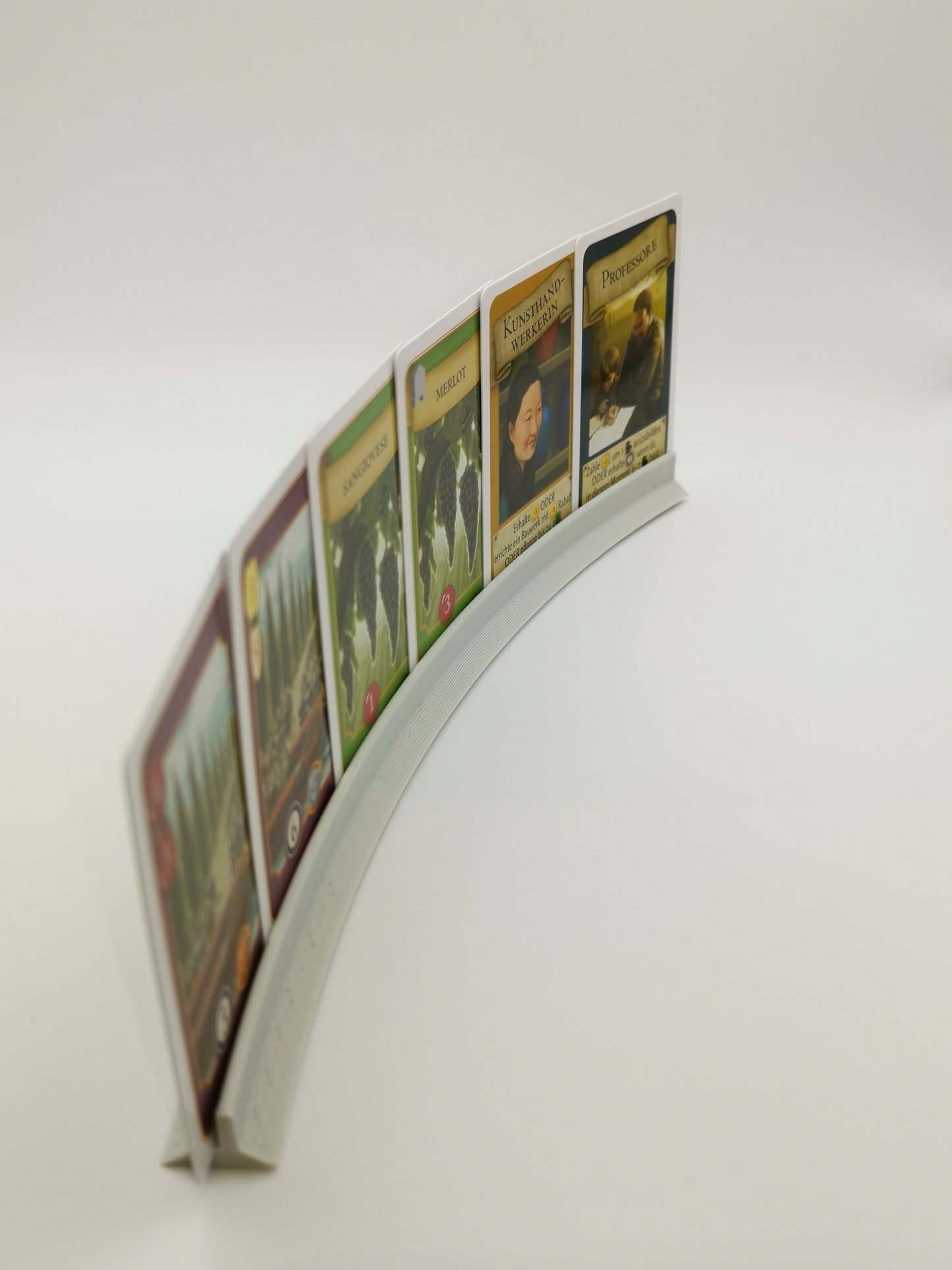 Brettspiel Kartenhalter Gebogen 1-Reihe / Sleeve Kompatibel