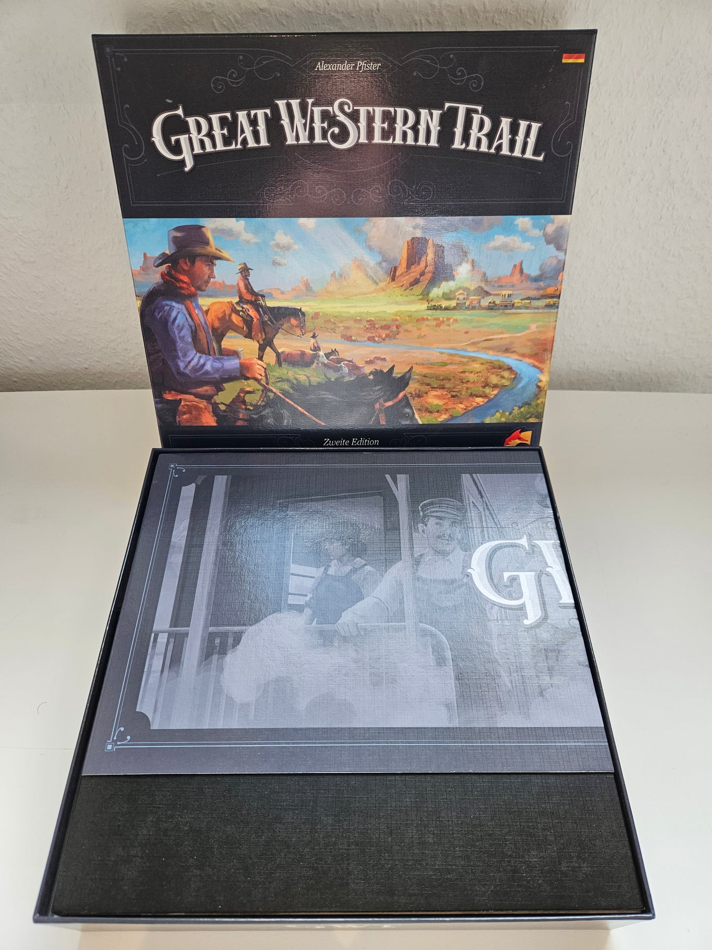 Insert für Great Western Trail 2. Edition + Rails to the North Inlay / Aufbauhilfe