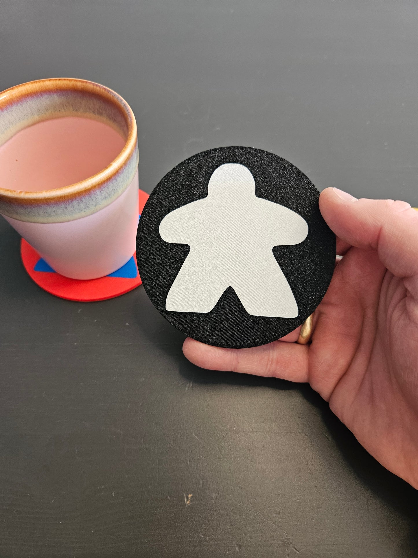 Meeple Untersetzer Coasters Bierdeckel viele Farben