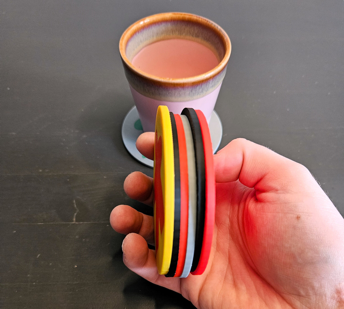 Meeple Untersetzer Coasters Bierdeckel viele Farben