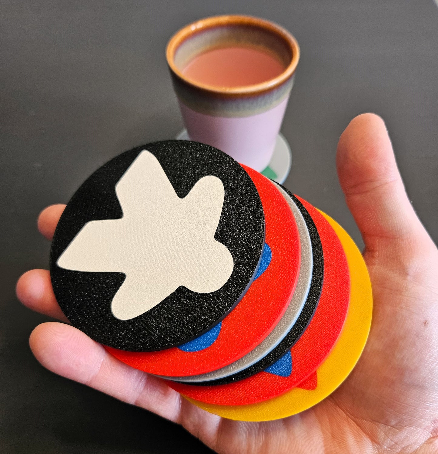 Meeple Untersetzer Coasters Bierdeckel viele Farben