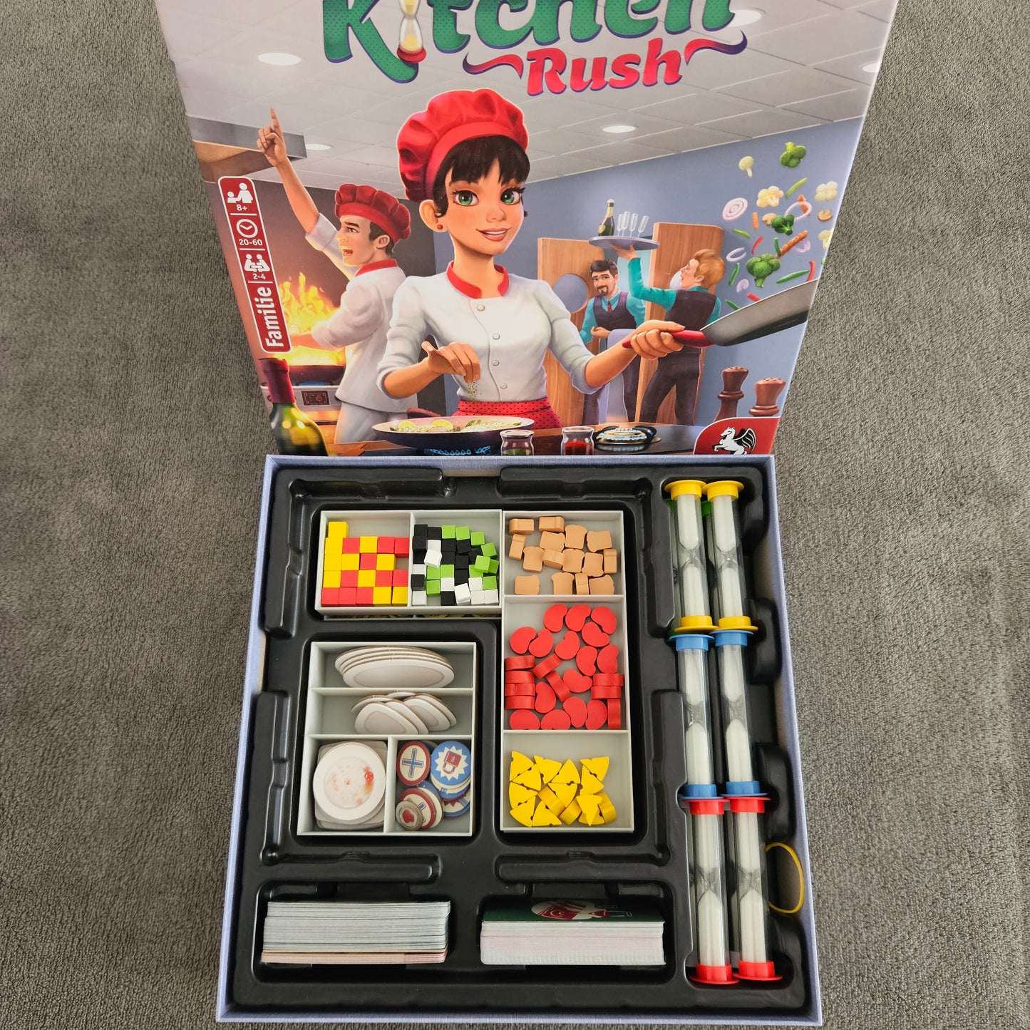 Insert für Kitchen Rush (Inoffiziell) Inlay Organizer Aufbauhilfe