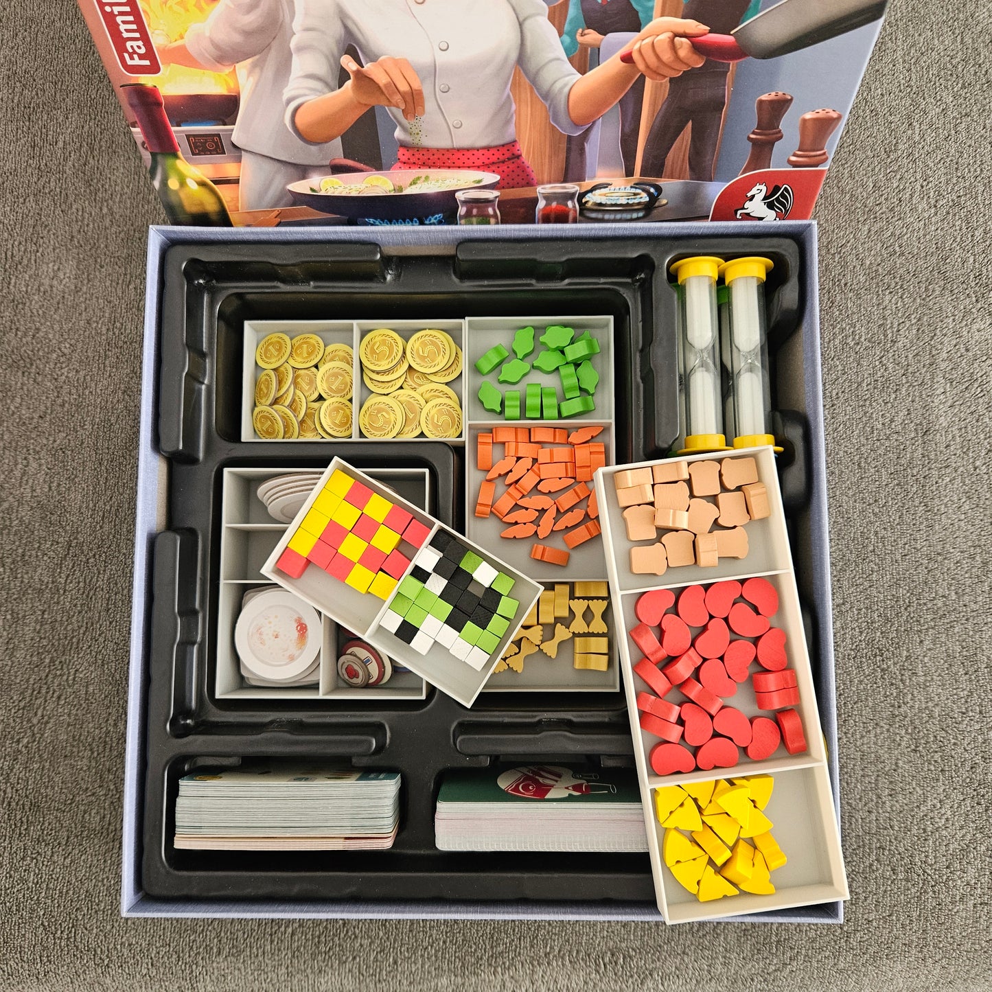 Insert für Kitchen Rush (Inoffiziell) Inlay Organizer Aufbauhilfe