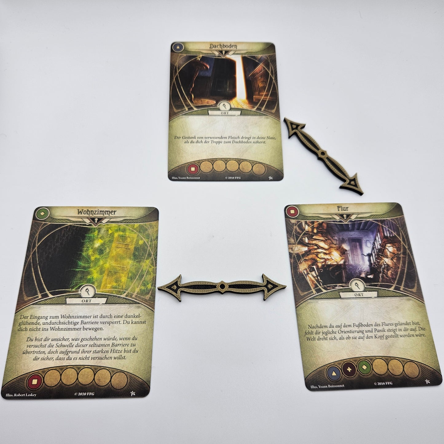 Verbindungspfeile für Arkham Horror LCG