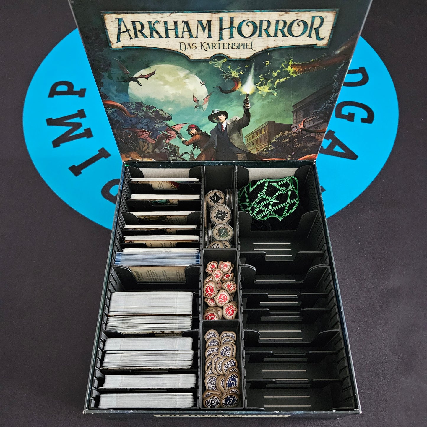 Insert für Arkham Horror LCG Modular 3-4 Zyklen Kartentrenner (Inoffiziellen Produkt)