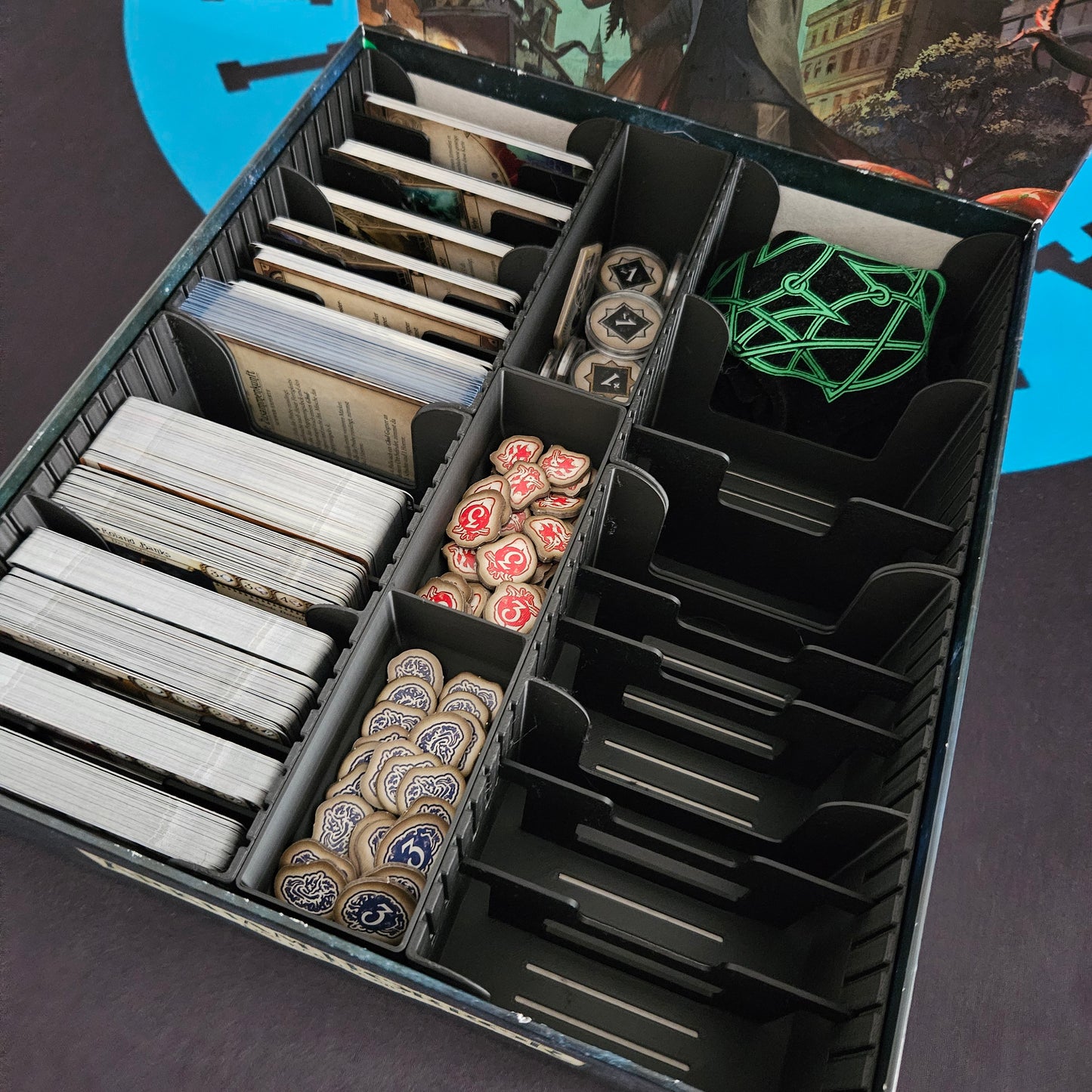 Insert für Arkham Horror LCG Modular 3-4 Zyklen Kartentrenner (Inoffiziellen Produkt)