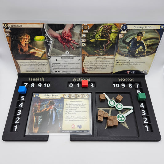 Playerboards für Arkham Horror LCG Player Dashboard Kartenhalter (Inoffizielles Produkt)