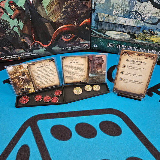 Agenda/Szenen Halt für Arkham Horror LCG Sleeve Kompatibel (Inoffizielles Produkt)