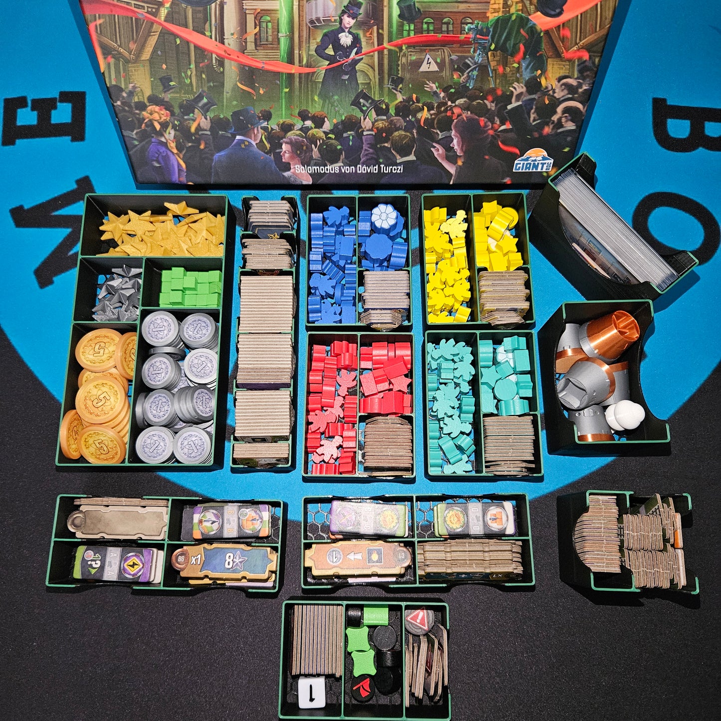 Insert Inlay für Nukleum Brettspiel Sortiereinsatz Organizer