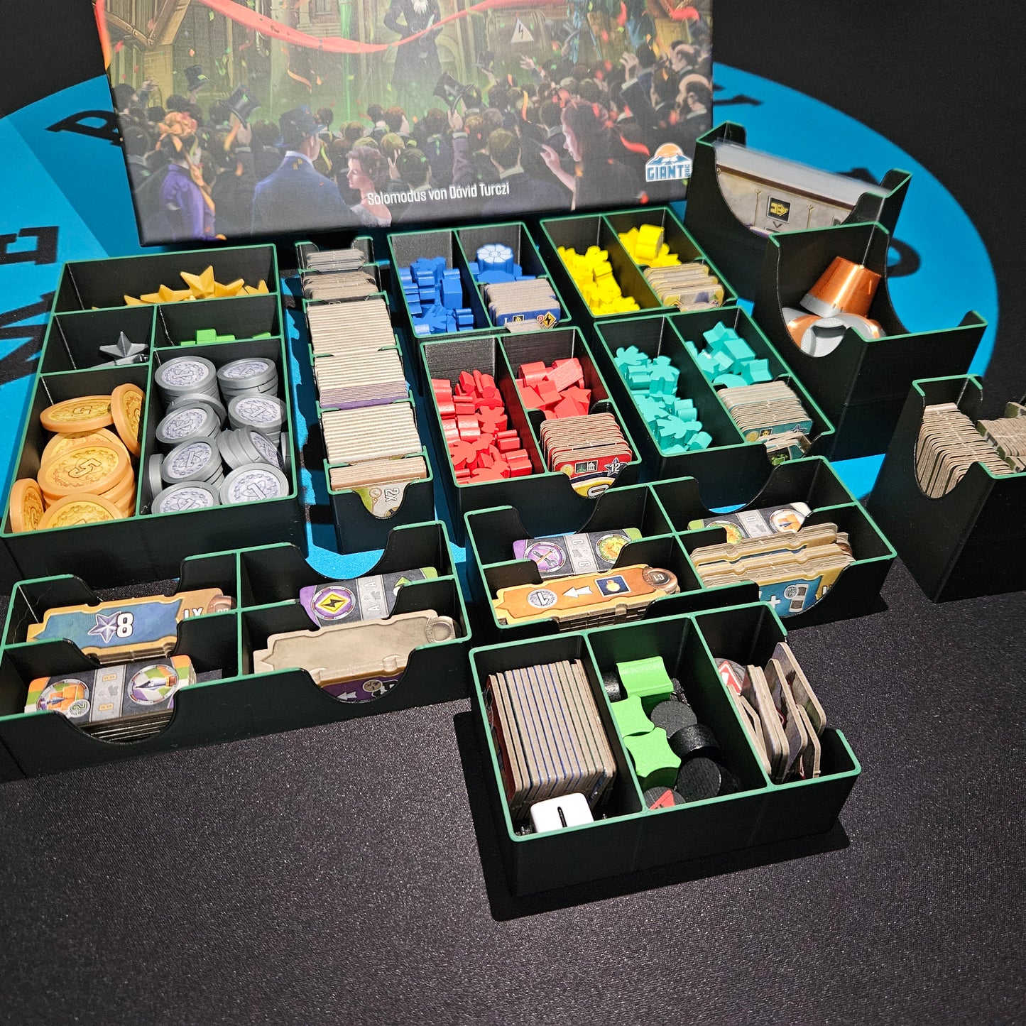 Insert Inlay für Nukleum Brettspiel Sortiereinsatz Organizer