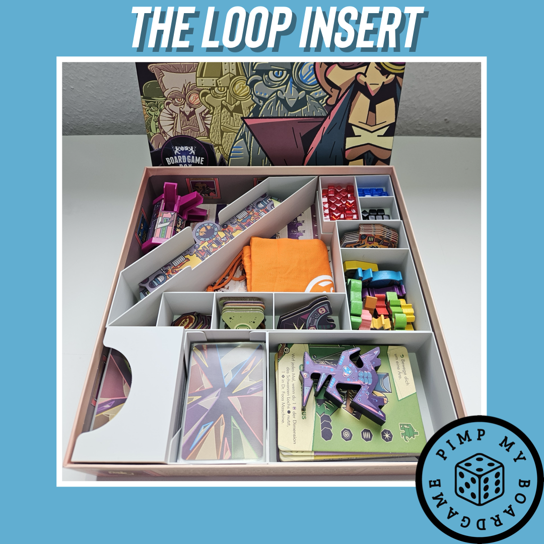 Insert für The Loop + Alle Erweiterungen. Inlay Organizer Foozilla+Pelzbrigade