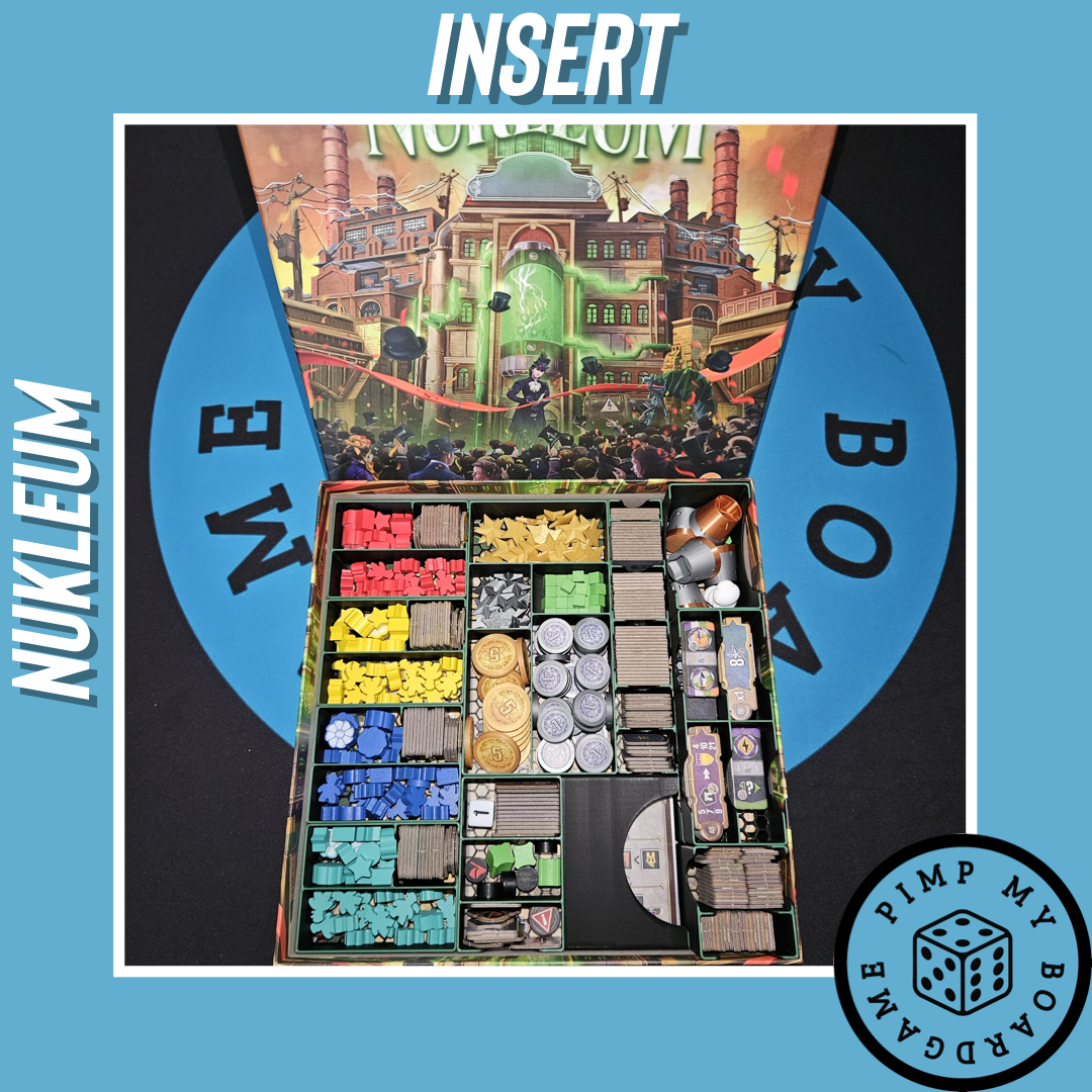 Insert Inlay für Nukleum Brettspiel Sortiereinsatz Organizer