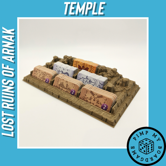 Ruinen von Arnak Tempel Plättchen Halter 3D