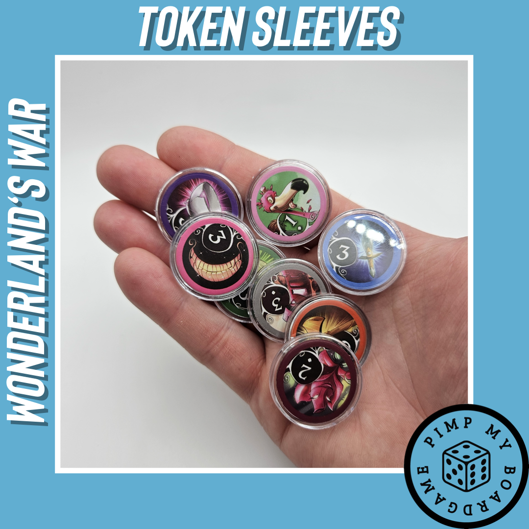 Token Sleeves für Wonderlands War Tokenhüllen Set 230stk