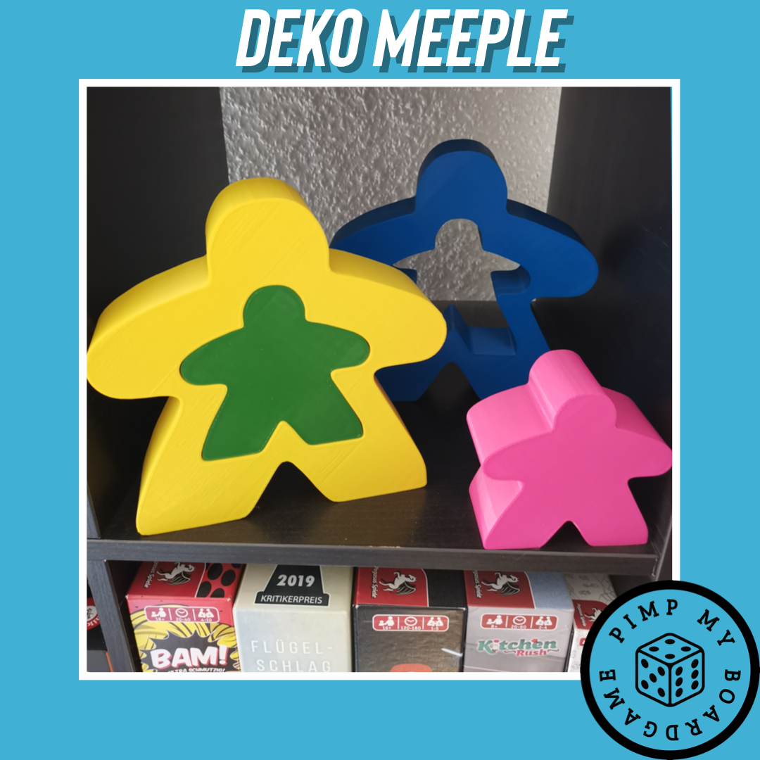 Deko Meeple  versch. Farben/Größen