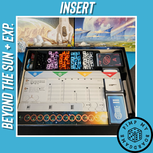 Insert für Beyond the Sun + Erweiterung (Inoffiziell) Aufbauhilfe Inlay Organizer