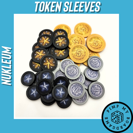 Token Sleeves für Nukleum Brettspiel