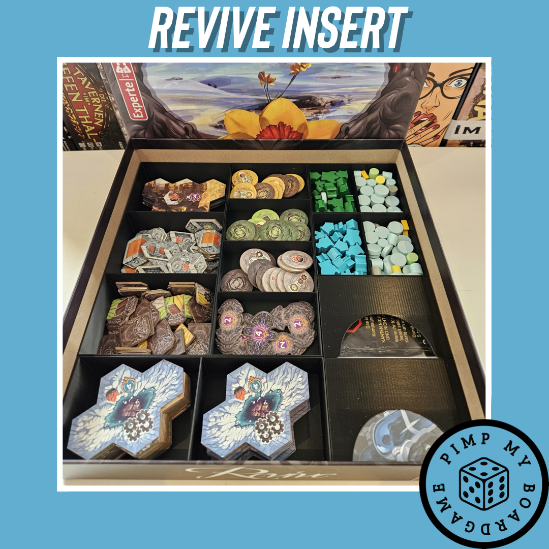 Insert für Revive Brettspiel Inlay Organizer Aufbauhilfe