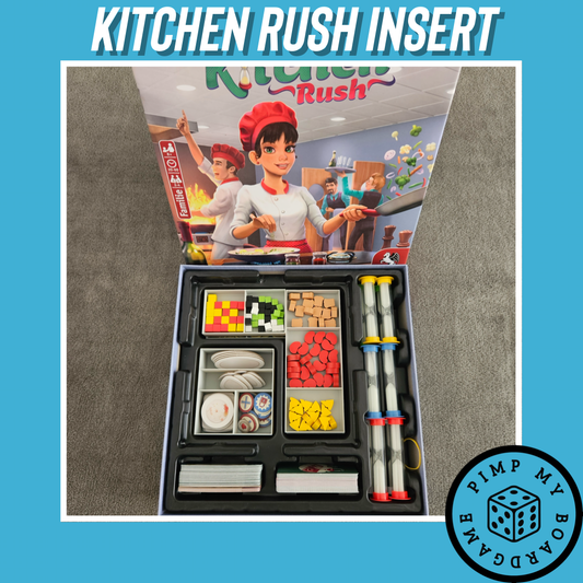 Insert für Kitchen Rush (Inoffiziell) Inlay Organizer Aufbauhilfe