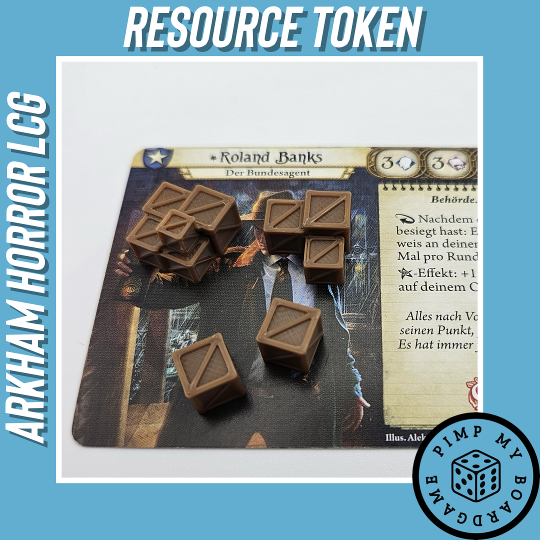 3D Ressourcen Token für Arkham Horror LCG Set (Inoffizielles Produkt)