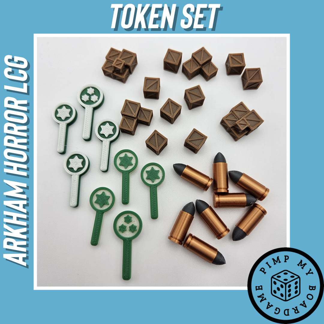 3D Token Set  für Arkham Horror LCG Set (Inoffizielles Produkt)