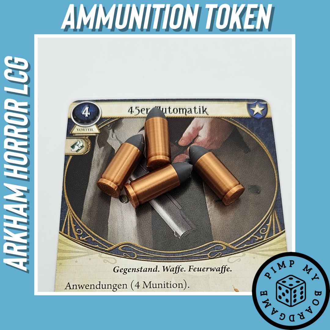 3D Munition Token für Arkham Horror LCG Set