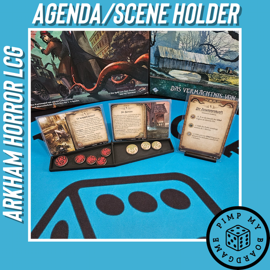 Agenda/Szenen Halt für Arkham Horror LCG Sleeve Kompatibel (Inoffizielles Produkt)