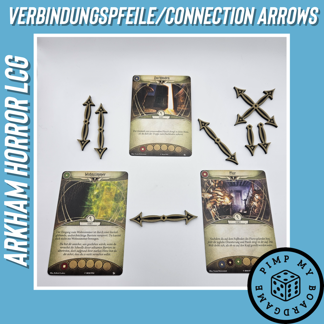 Verbindungspfeile für Arkham Horror LCG