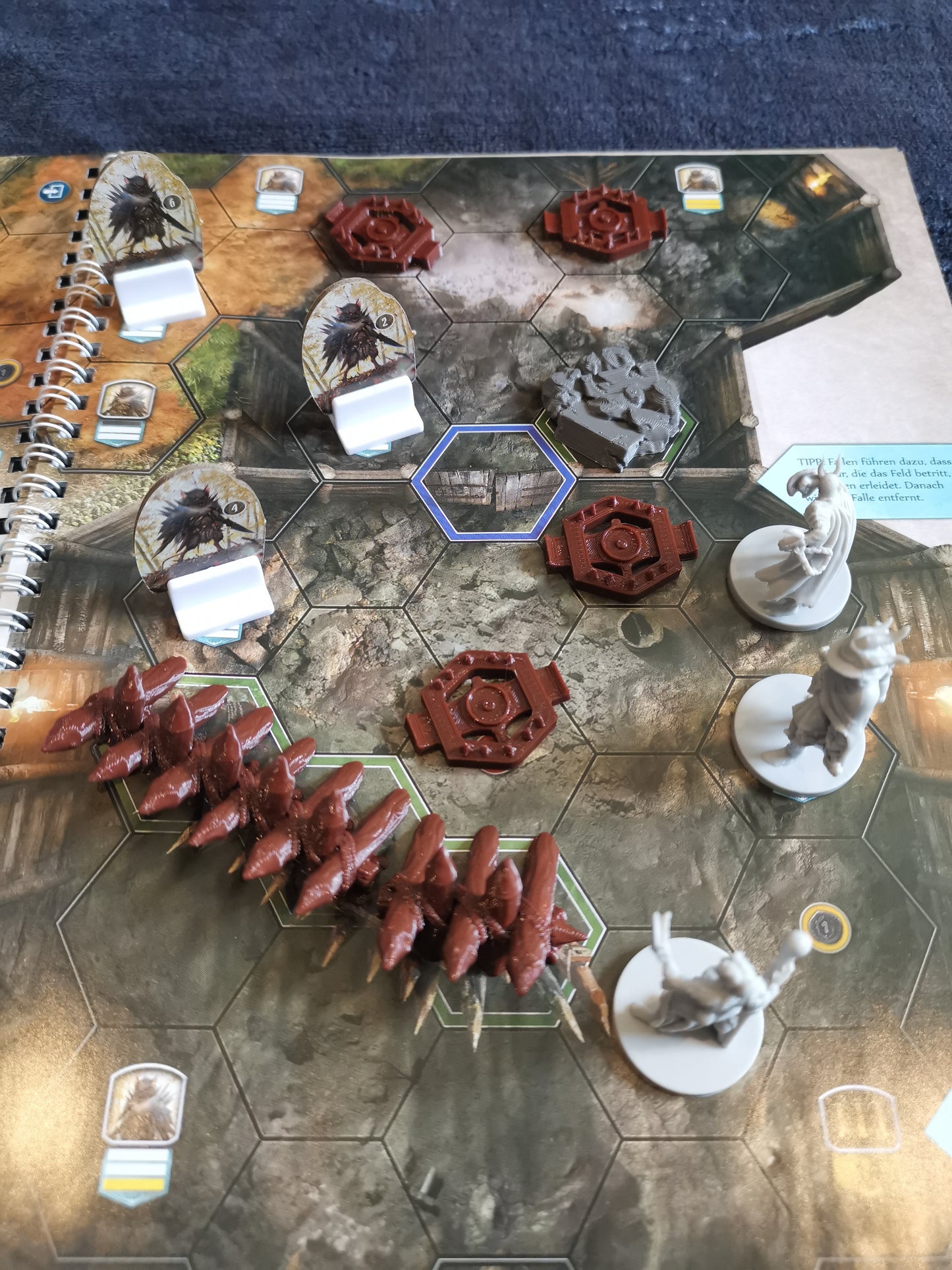 3D Terrain Geländer Gloomhaven & Pranken des Löwen Jaws of the lion