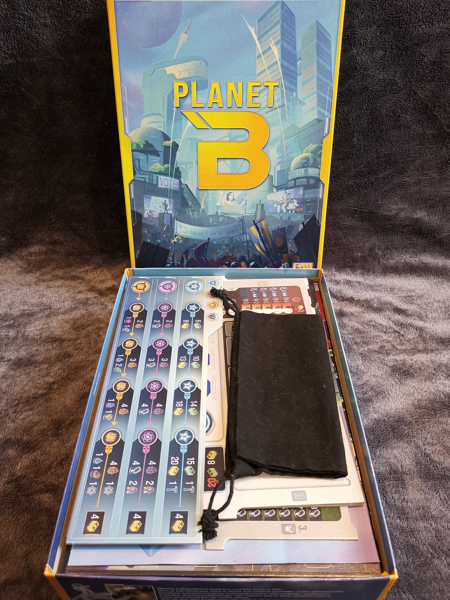 Planet B Inlay / Aufbauhilfe / Organizer (Inoffiziel)